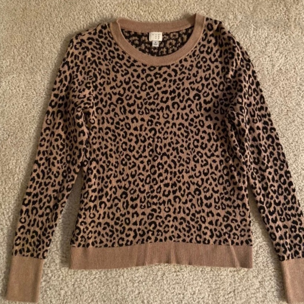 Cheetah sweater